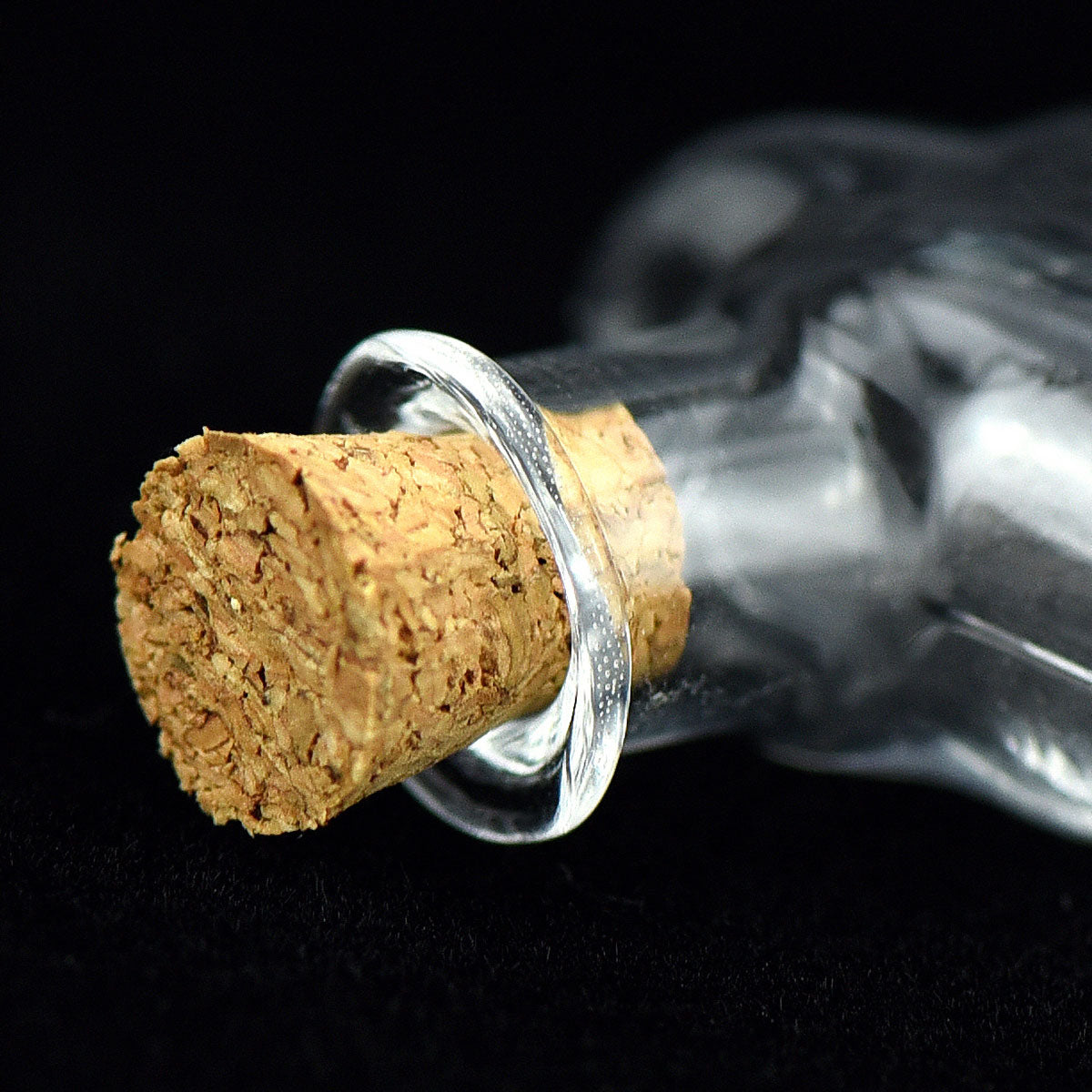 20 Pcs Mini Transparent Glass Bottles with Corks (Star)
