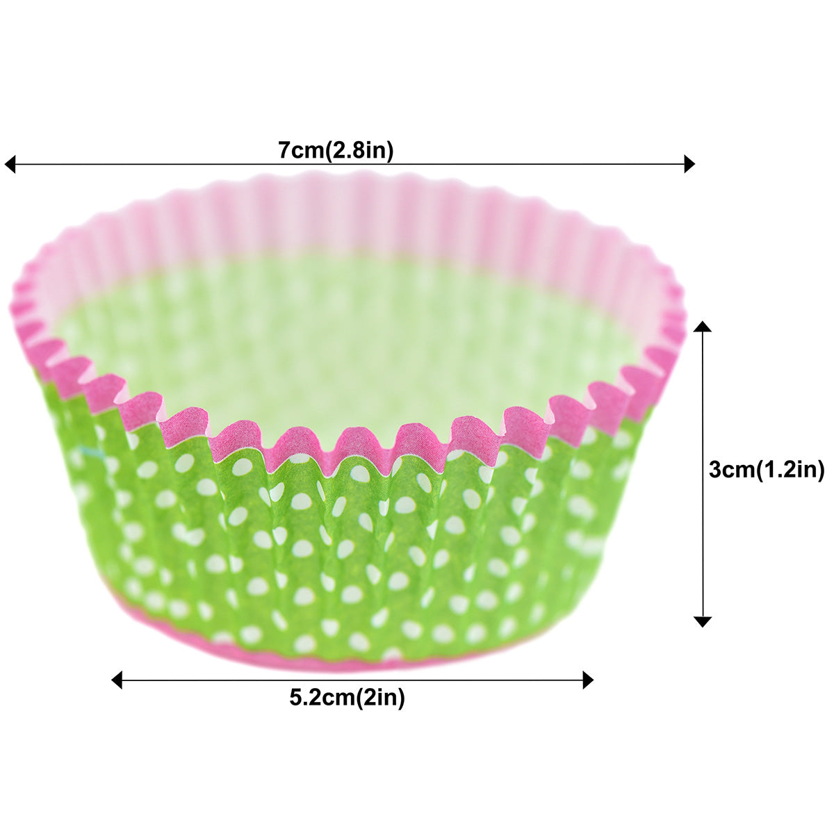 100-Pack Cupcake Muffin Baking Paper Cases Liners Style 34