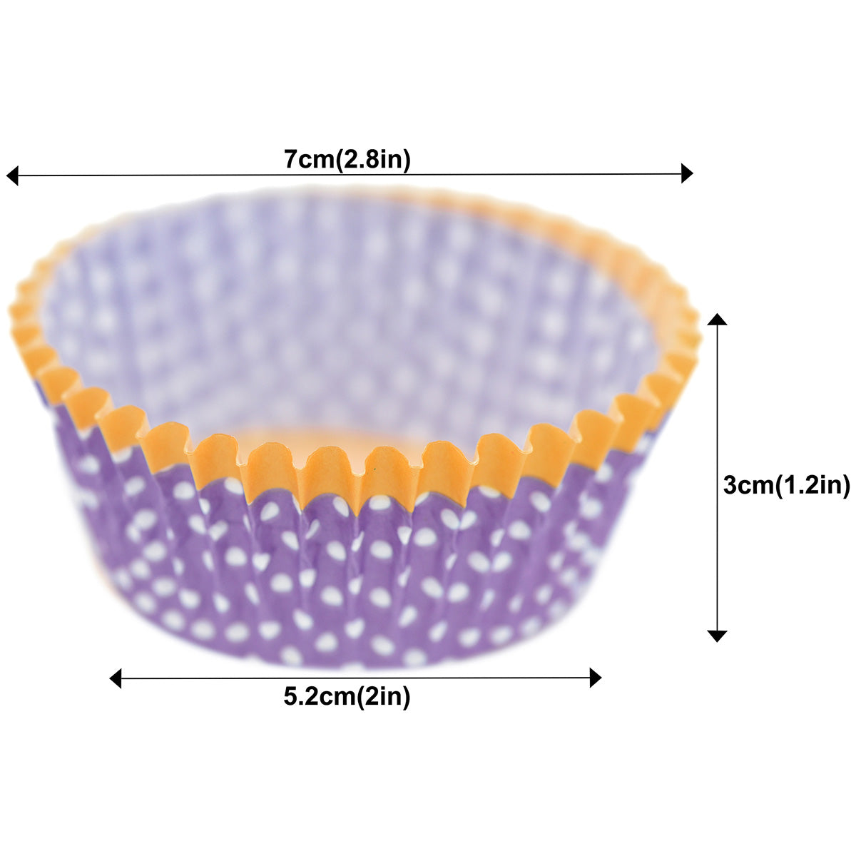 100-Pack Cupcake Muffin Baking Paper Cases Liners Style 35