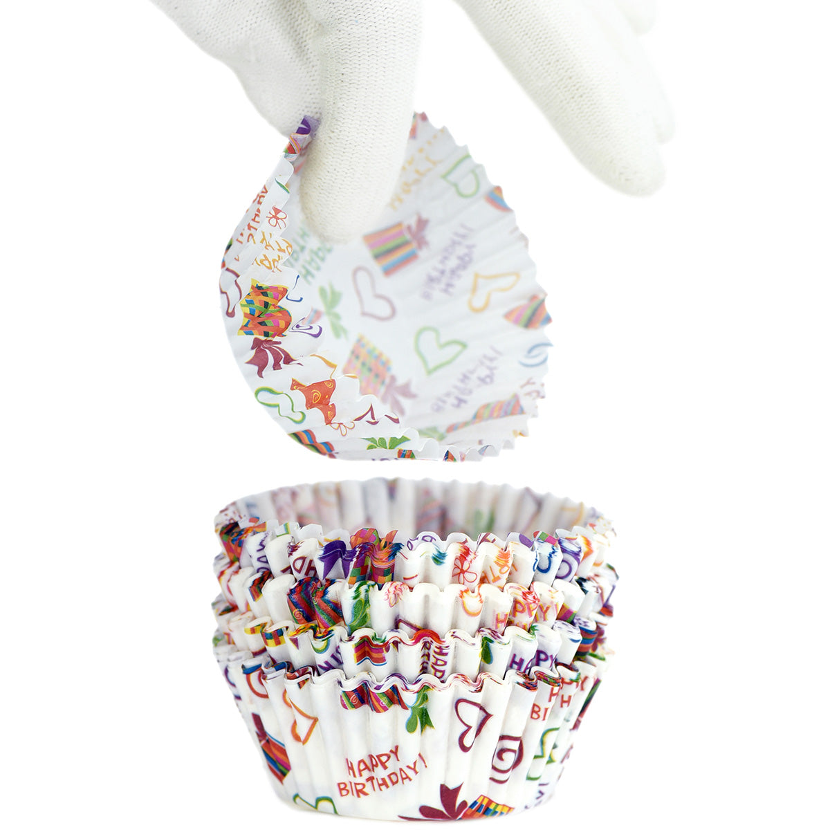 FiveSeasonStuff 100-Pack Cupcake Muffin Baking Paper Cases Liners Style 29