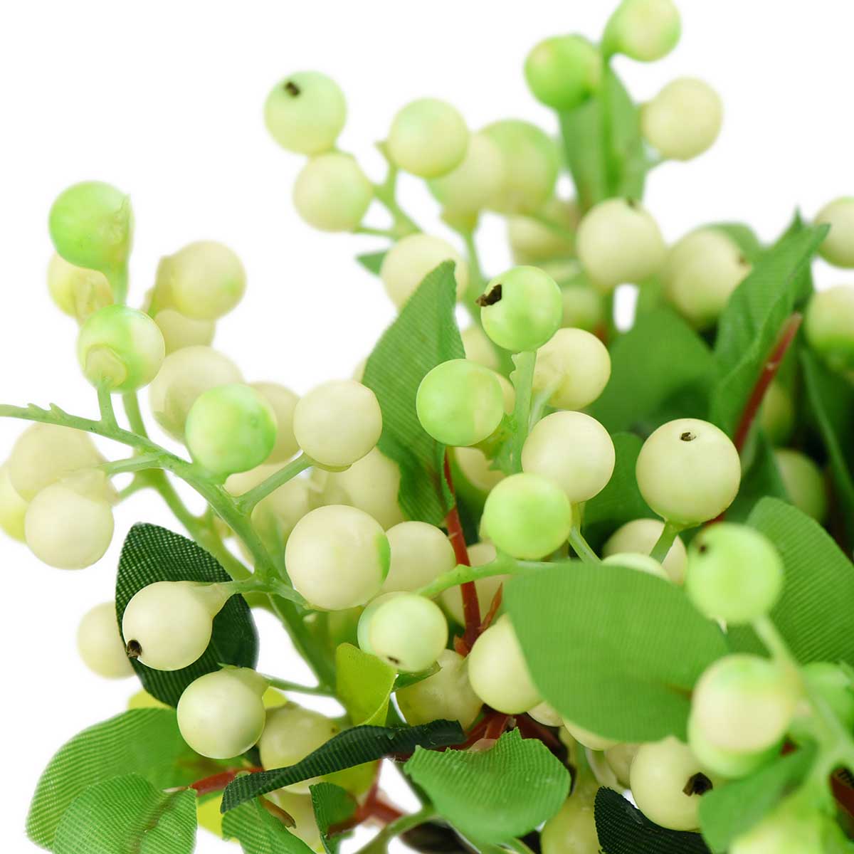 10 Stems Artificial Green Berry Bouquet 9.8 Inches (25cm)