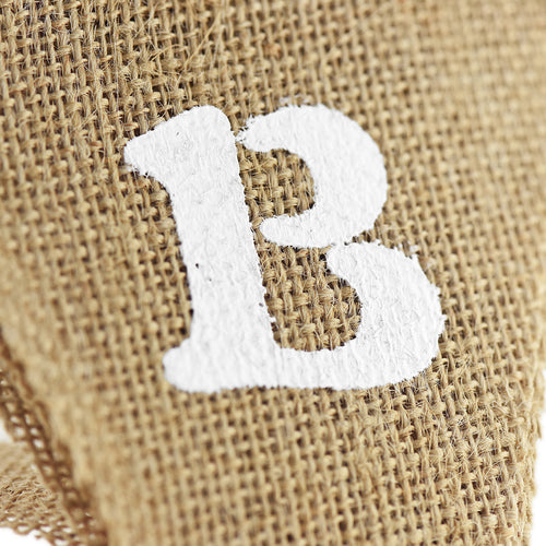 Baby Shower Burlap' Pennant Banner