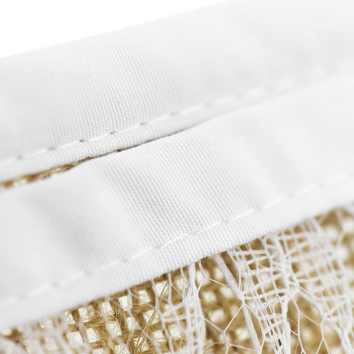 Burlap and Lace Pennant Banner