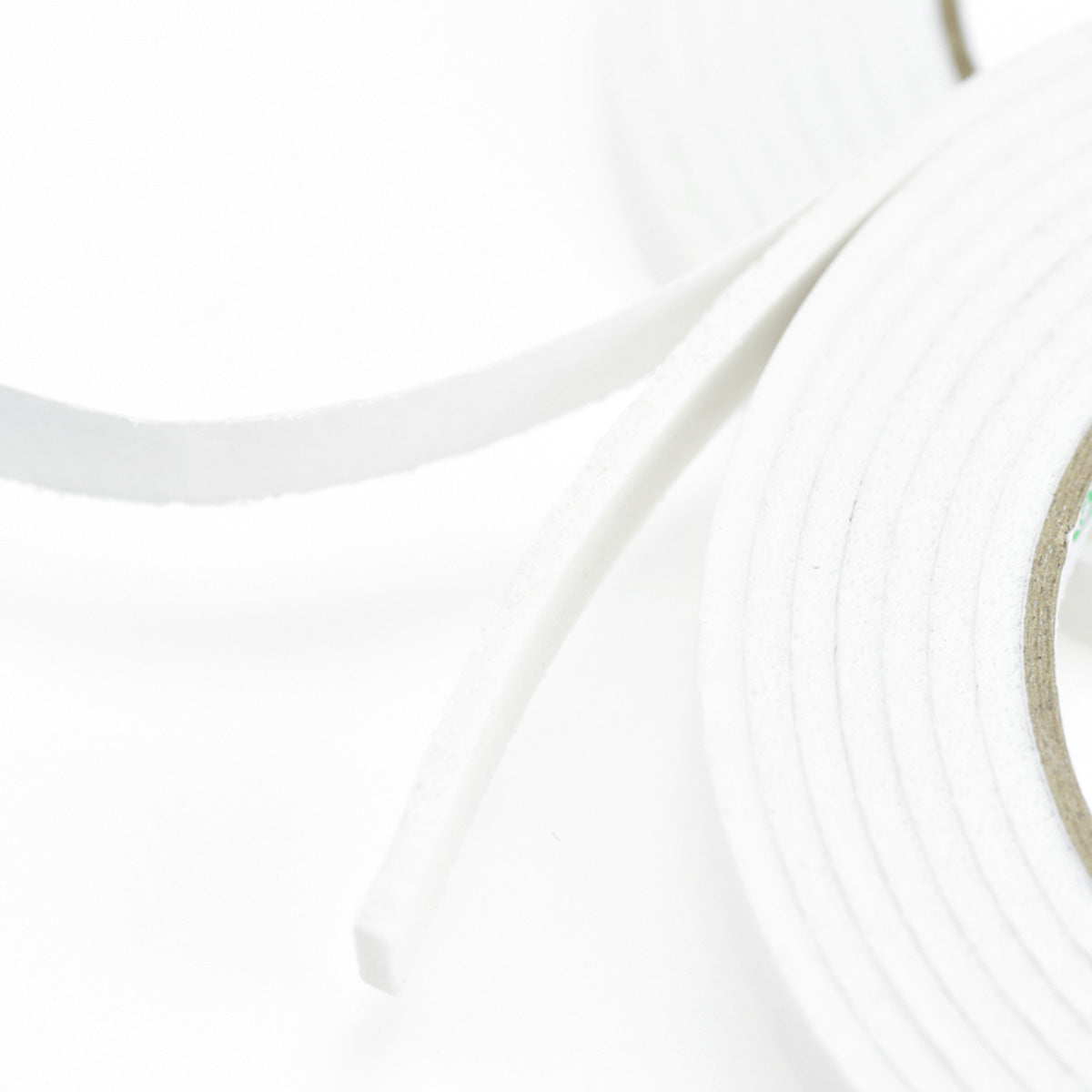 Pack of 2 Double Sided White Foam Tape Very Sticky Leaves Residue