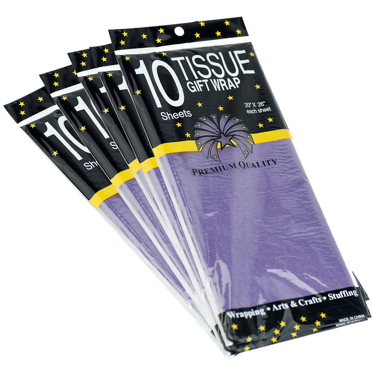 50 Sheets Dark Purple Wrapping Tissue Paper