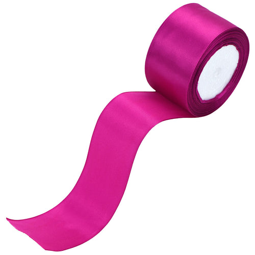 40mm Amaranth Single Sided Satin Ribbon
