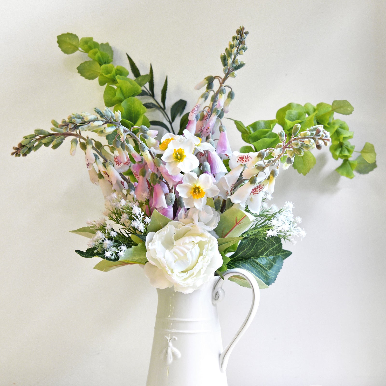 2 Stems of Artificial Bells of Ireland Flowers | Filler Flowers Floral Arrangement