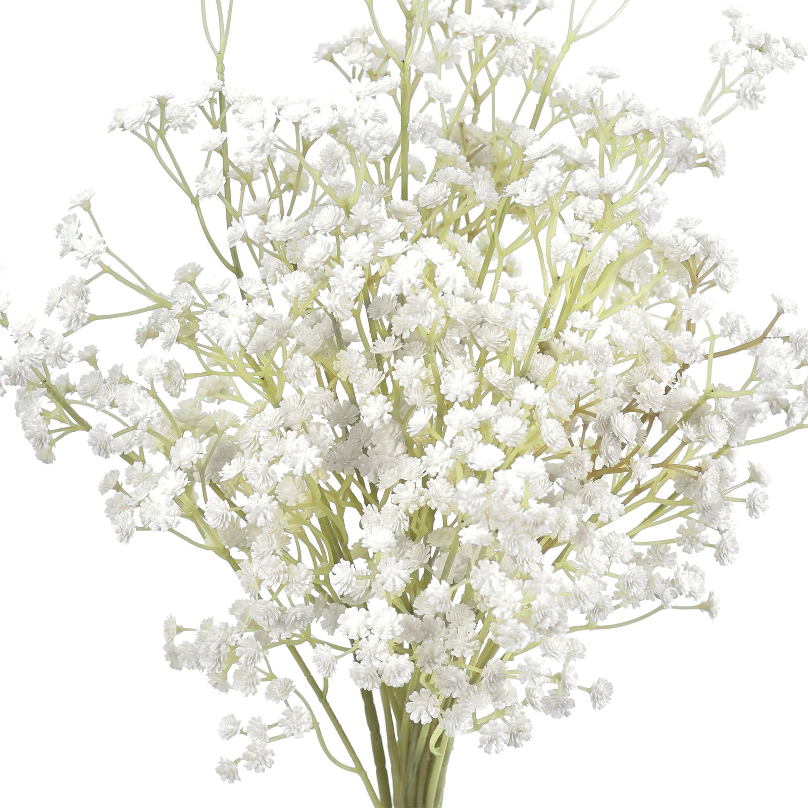 FiveSeasonStuff Baby's Breath Artificial Flowers 10 Baby's Breath Gypsophila 2 ft Tall Long Stems for Floral Arrangement, Wedding Flower Bouquet Décor (Vintage White)