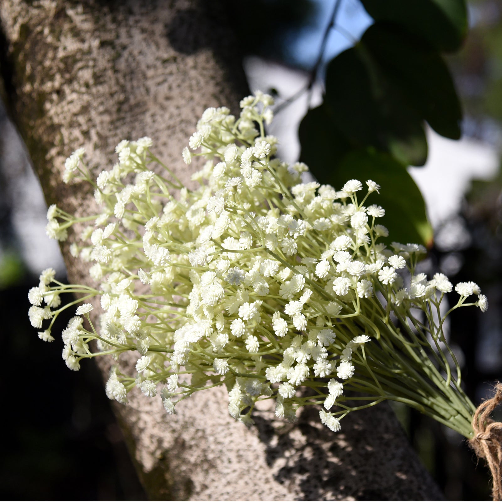 FiveSeasonStuff Baby's Breath Artificial Flowers 10 Baby's Breath Gypsophila 2 ft Tall Long Stems for Floral Arrangement, Wedding Flower Bouquet Décor (Vintage White)