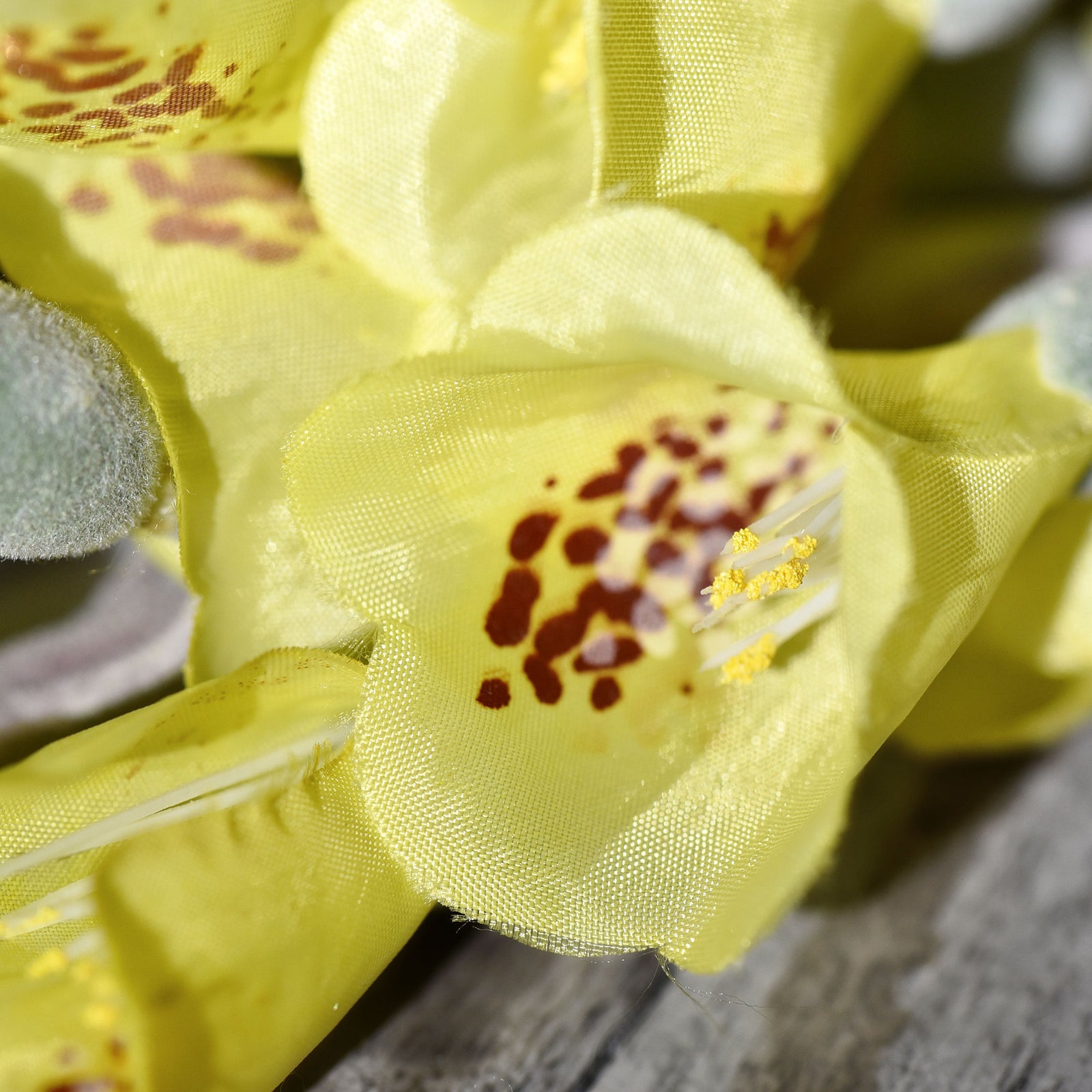 FiveSeasonStuff Artificial Flowers Foxgloves (Youthful Yellow) Silk Plants Flowers Bouquet Wedding Décor 29.1 inches (2 Stems)
