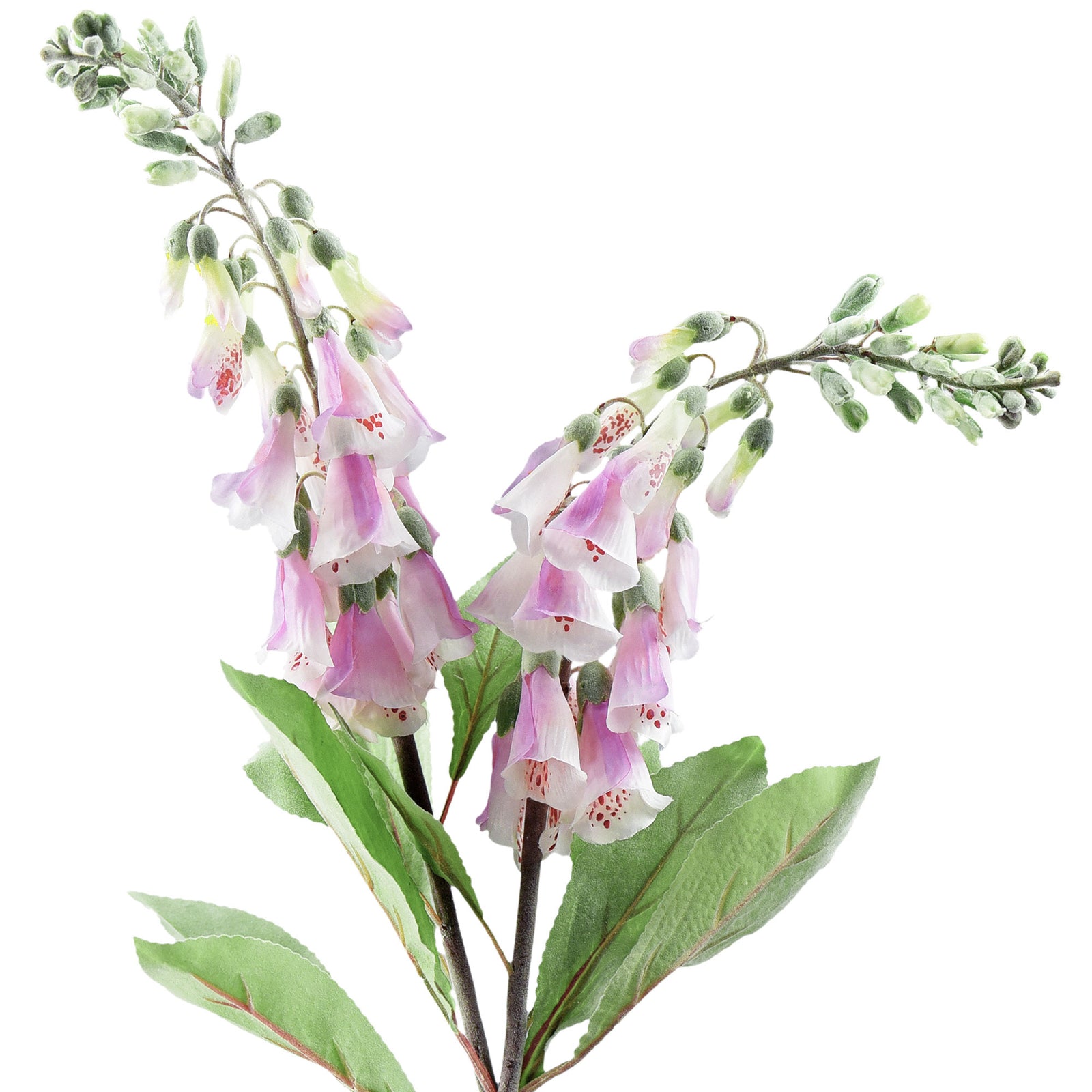 FiveSeasonStuff Artificial Flowers Foxgloves (Subtle Pink) Silk Plants Flowers Bouquet Wedding Décor 29.1 inches (2 Stems)