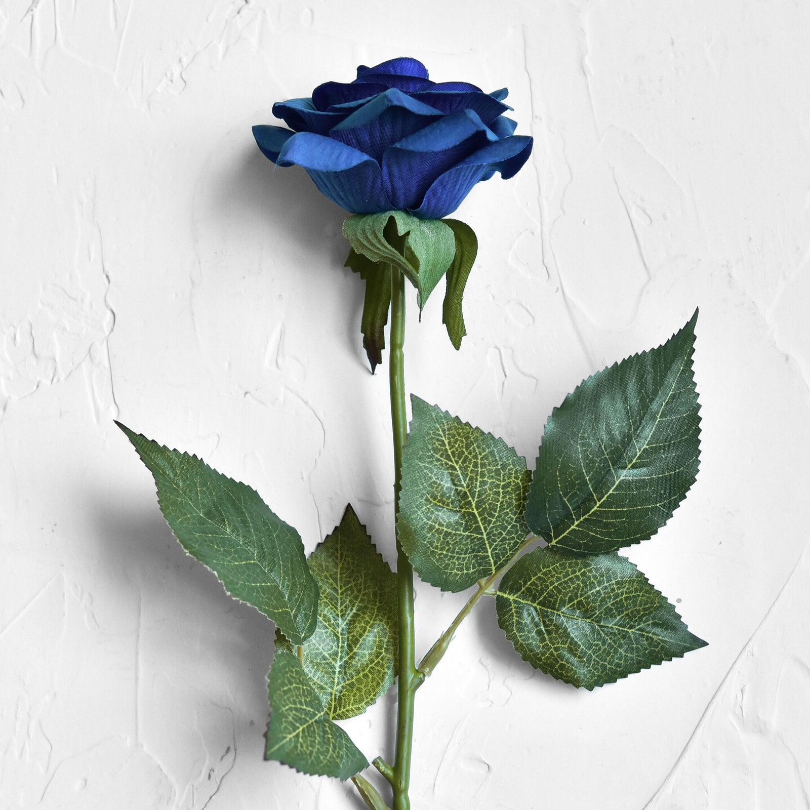 Real Touch 10 Stems Royal Blue Silk Artificial Roses Flowers ‘Petals Feel and Look like Fresh Roses'