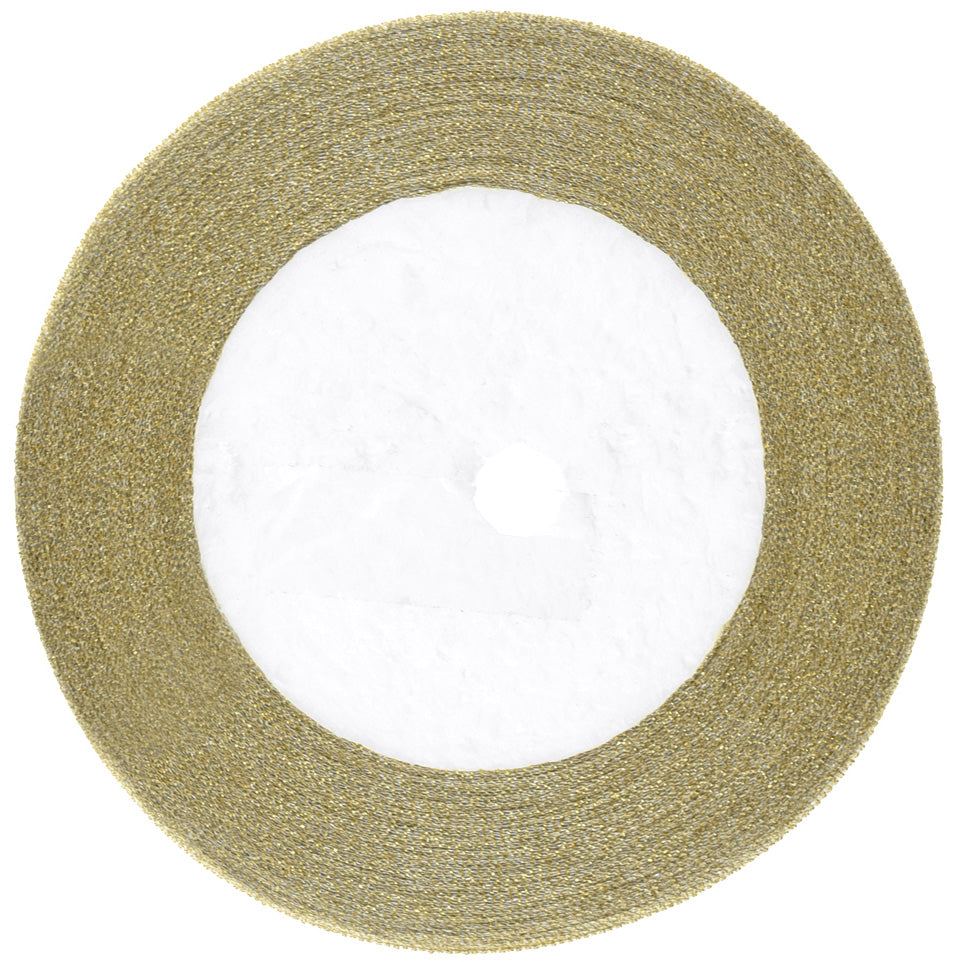25mm Gold Metallic  Single Sided Ribbon