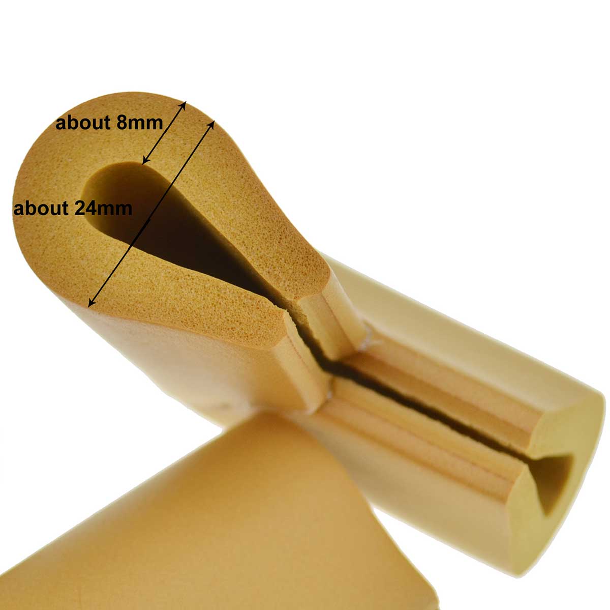12 Pieces Ginger U-Shaped Foam Corner Protectors