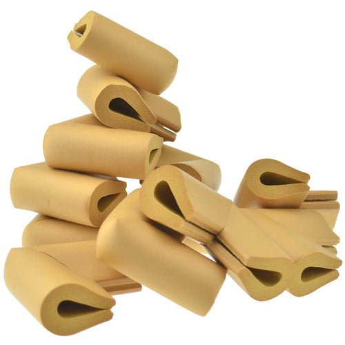 12 Pieces Ginger U-Shaped Foam Corner Protectors