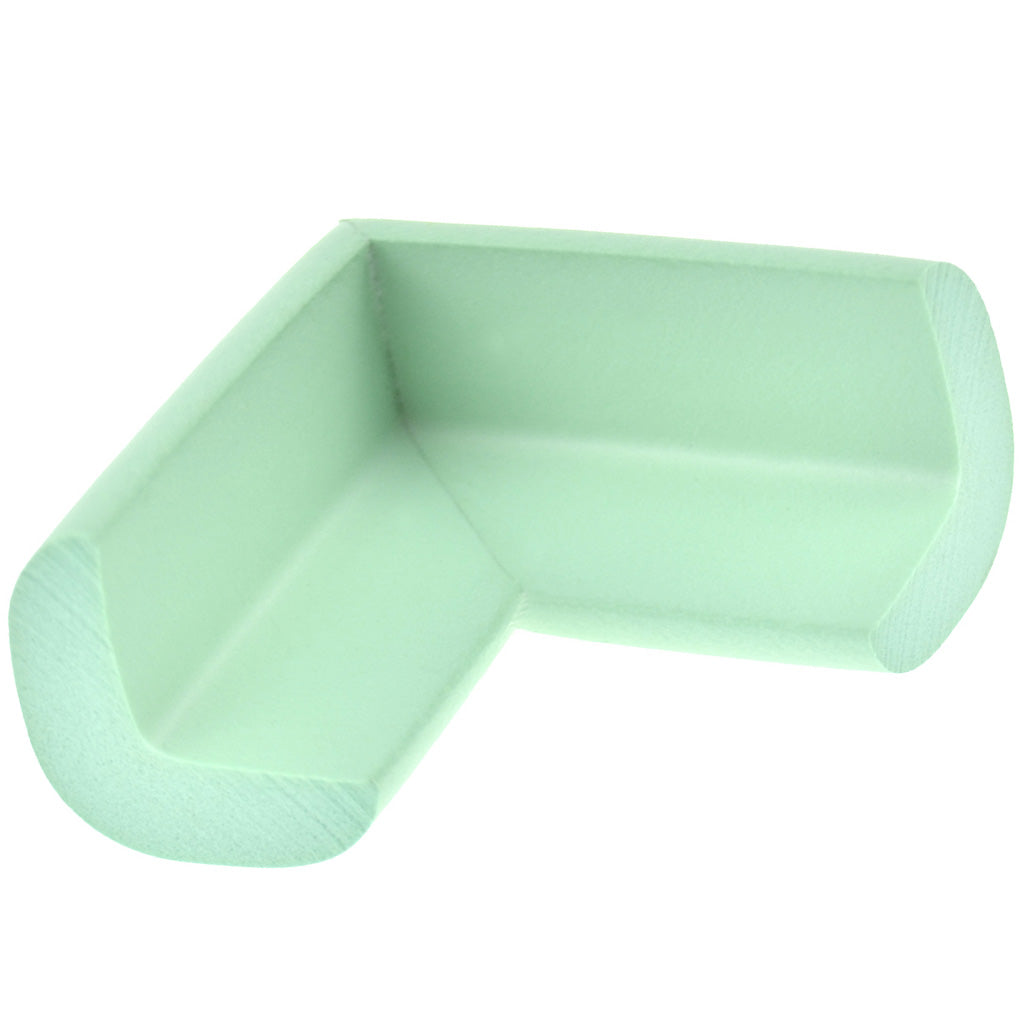 12 Pieces Mint Green Standard L-Shaped Foam Corner Protectors