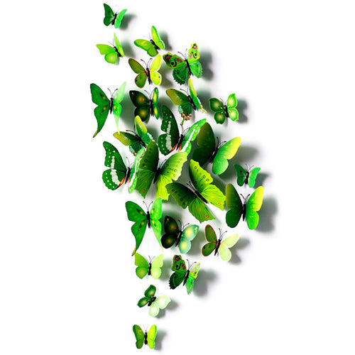 Green Butterflies Decorations with Magnet