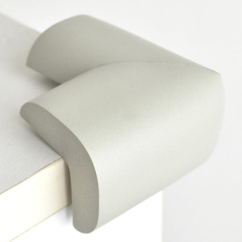 12 Pieces Gray Jumbo L-Shaped Foam Corner Protectors
