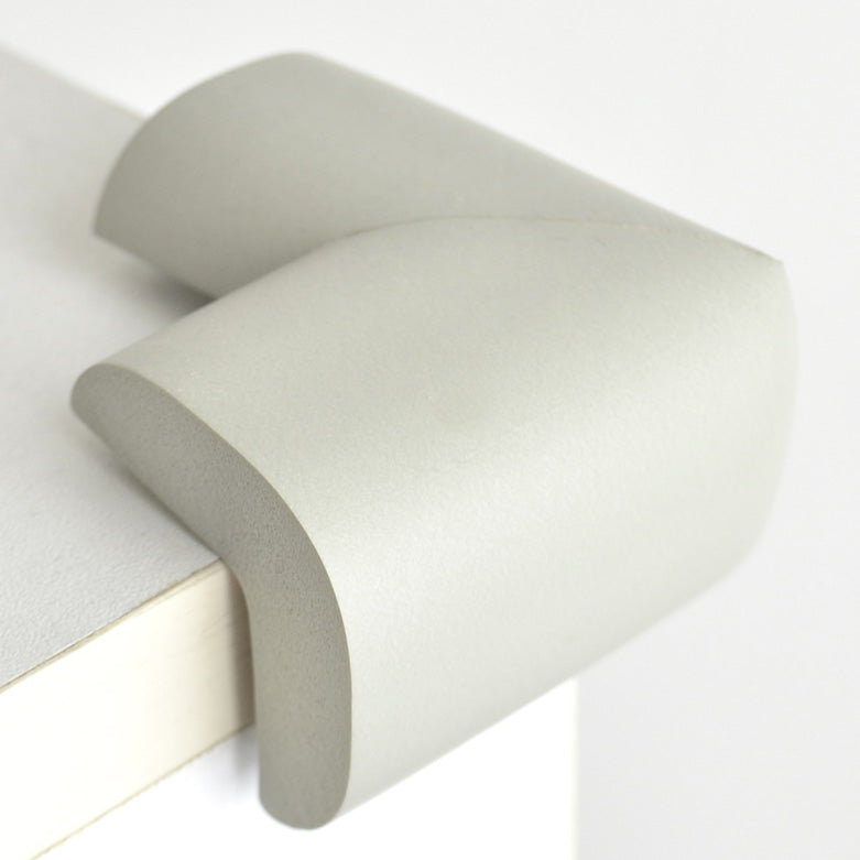 12 Pieces Gray Jumbo L-Shaped Foam Corner Protectors