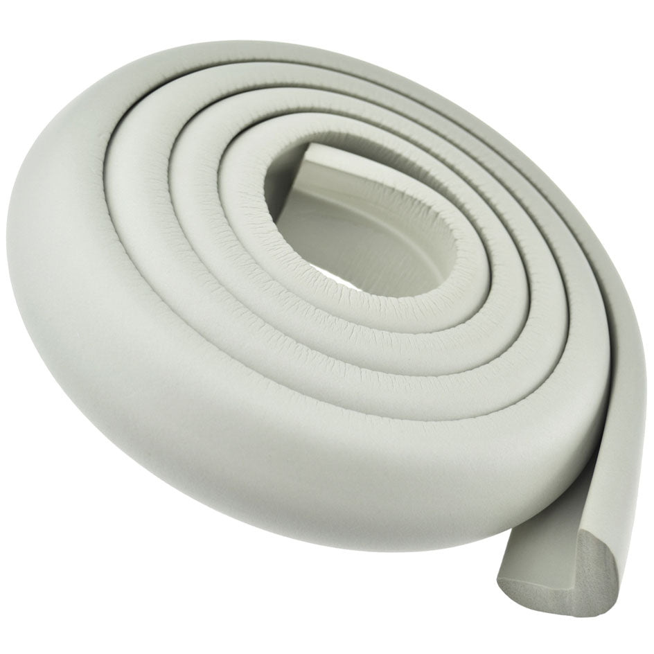 1 Roll Gray Jumbo L-Shaped Foam Edge Protector 78.7 inches (2 meters)