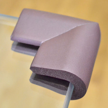 12 Pieces Maroon U-Shaped Foam Corner Protectors