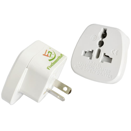 1 Travel Adapter for Traveling to Australia (2-Prong, White) Type I