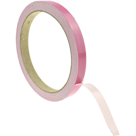 1cm (Pink) High Strength Adhesive Single Sided Duct Tape Carpet Tape, Strong Water Resistant Tape