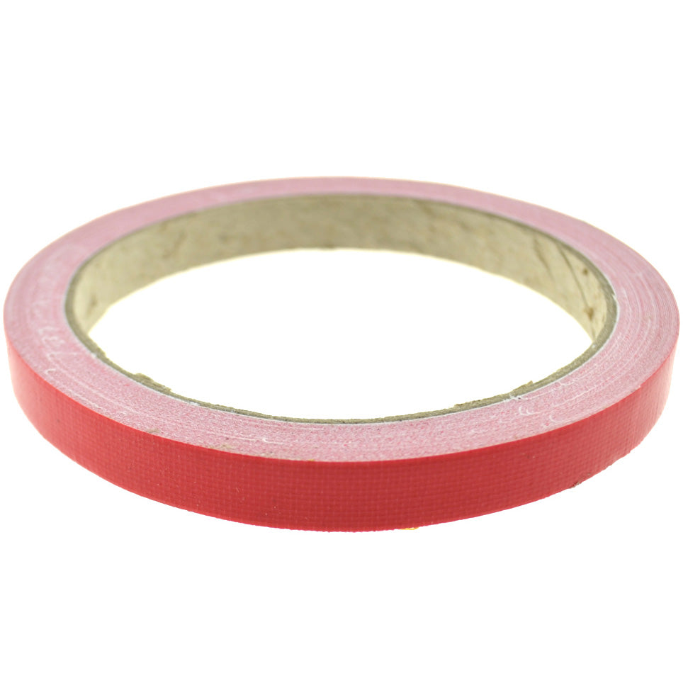 1cm (Red) High Strength Adhesive Single Sided Duct Tape Carpet Tape, Strong Water Resistant Tape