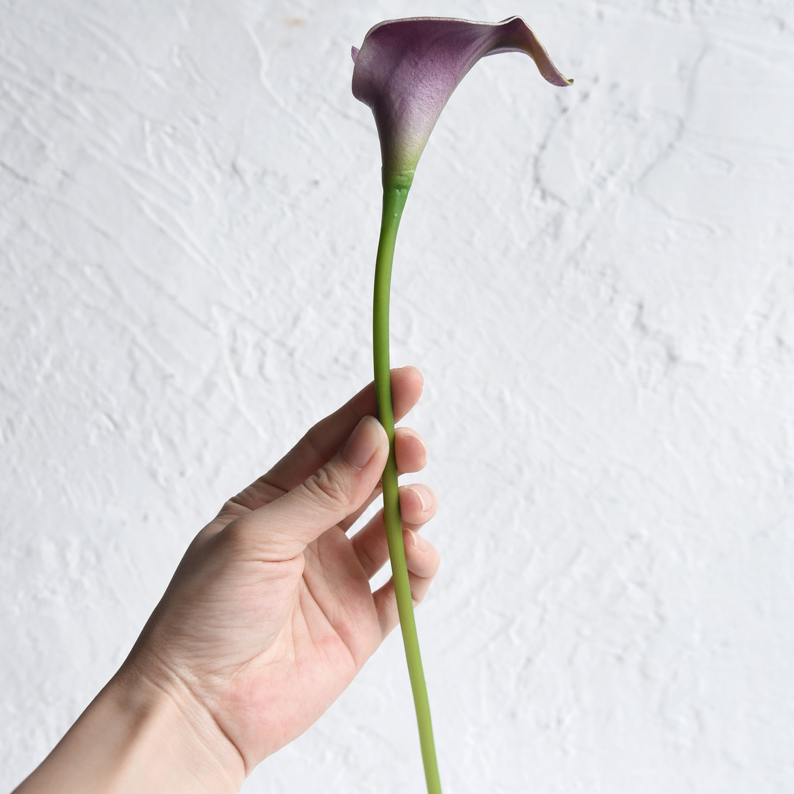 Purple Real Touch Calla Lilies Artificial Flower Bouquet 10 Stems