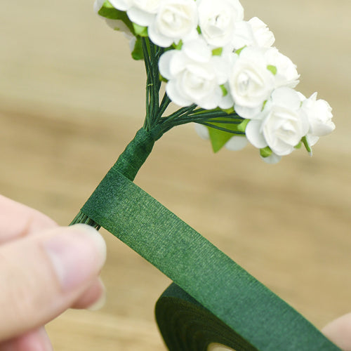 Dark Green  Floral Tapes (60 Yards) Binds Flower Stems Together for Bouquets Corsages Boutonnieres 2-Pack