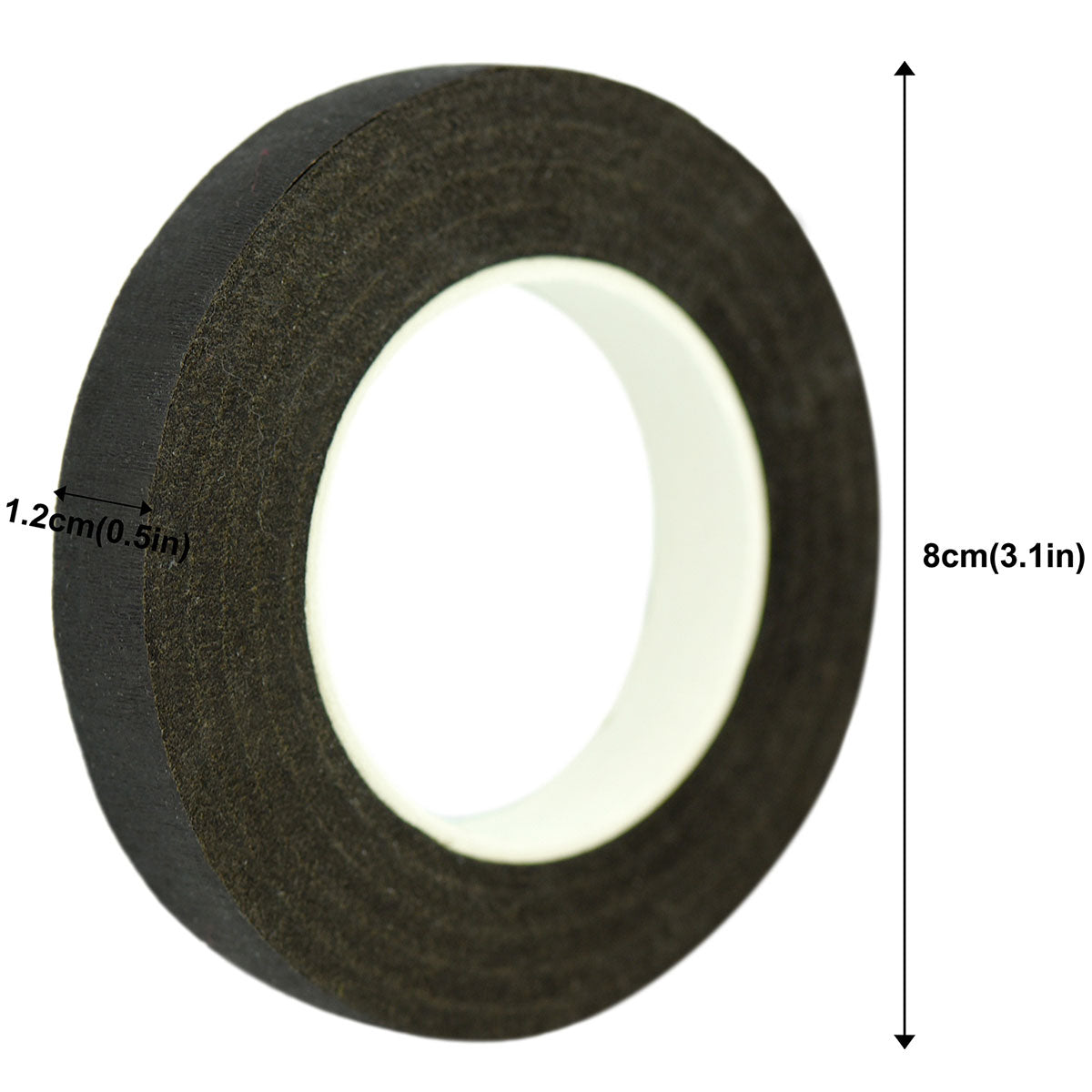 Dark Brown Floral Tapes (60 Yards) Binds Flower Stems Together for Bouquets Corsages Boutonnieres 2-Pack