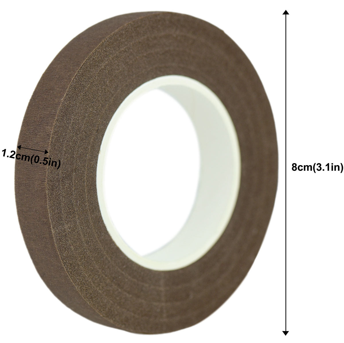 Brown Floral Tapes (60 Yards) Binds Flower Stems Together for Bouquets Corsages Boutonnieres 2-Pack