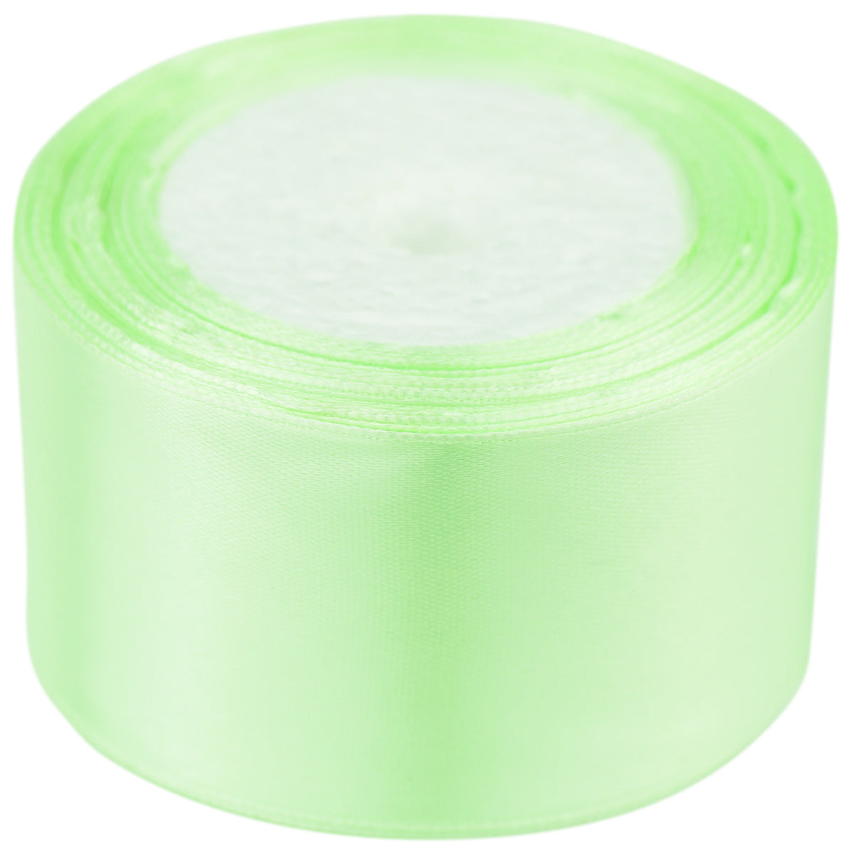 50mm Light Green Single Sided Satin Ribbon