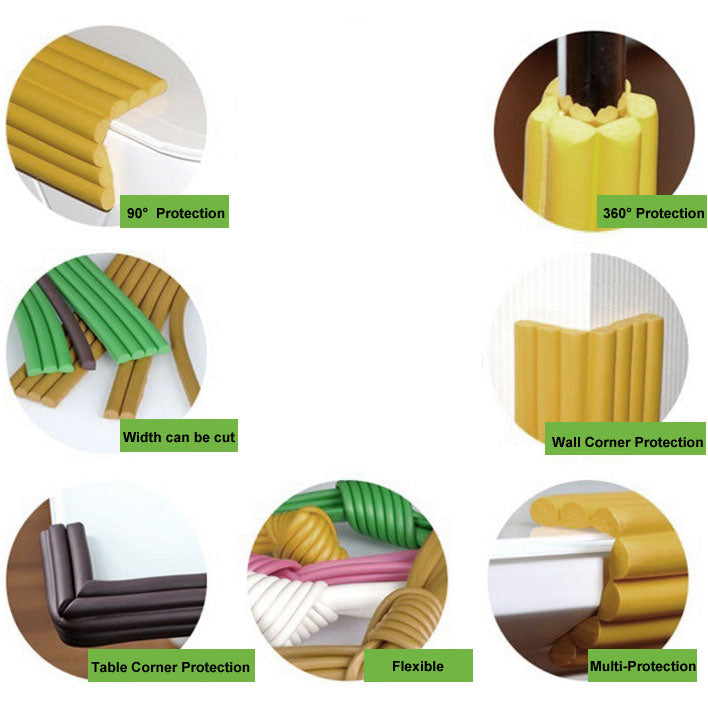 1 Roll Maroon Multi-Purpose Edge Protectors 78.7 inches (2 meters)