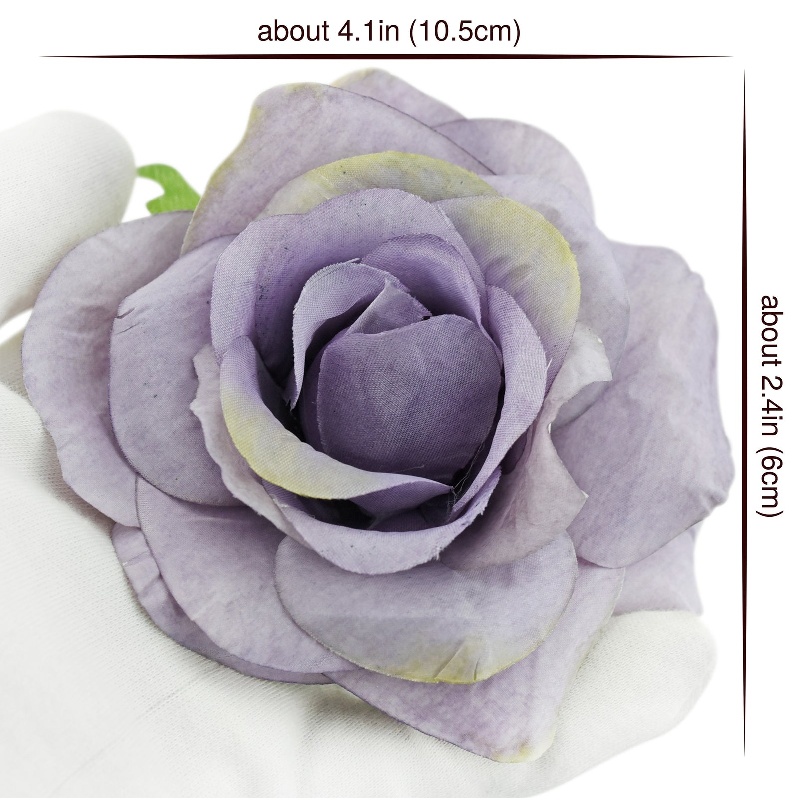Vintage Silk Rose Head Artificial Flowers